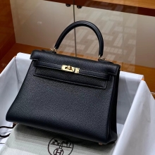 Super Hermes HERMES Kelly 25CM CC89 Nior Togo Full handmade Kelly fatory