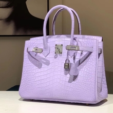 Super Hermes HERMES Factory Birkin 30CM  Alligator X9 Full handmade hardware with real diamonds