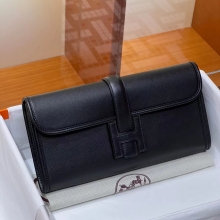 Super Hermes HERMES Jige Elan 29cm 89 Nior Swift Full handmade Fatory