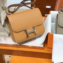 Super Hermes Constance 19cm CK37 Epsom SHW Full handmade HERMES fatory