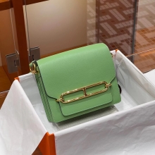 Super Hermes HERMES Roulis 18CM EverColor 3i Gold Hardware HandMade