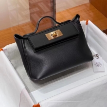 Super Hermes Kelly24/24 MINI CC89 Nior Evercolor&Swift GHW Full handmade HERMES fatory