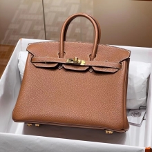Super Hermes HERMES  Birkin 25cm CK37 Togo Full handmade Birkin Fatory 25x20x13cm