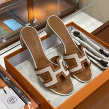 Super Hermes HERMES  Sandals New Slippers Handmade Italian lamb sole 10 days of shipment CK37