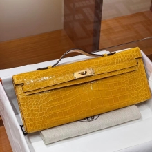 Super Hermes HERMES Kelly Cut 31cm 9D Niloticus Full handmade Fatory