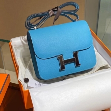 Super Hermes Constance 19cm P3 Epsom SHW Full handmade HERMES fatory