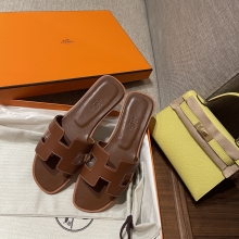 Super Hermes HERMES Sandals New Slippers Handmade Italian lamb sole 10 days of shipment CK37