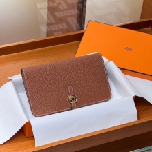 Super Hermes HERMES Wallet  Dogon CK37 Alligator Full handmade