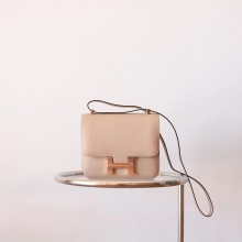 Hermes Boutique S2 Gris Trench Epsom Leather Constance24CM Rose Gold Hardware