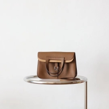 Bkhorse Hermes Halzan Bag25CM 3G Alezen & 4B Biscuit Inner TC Leather