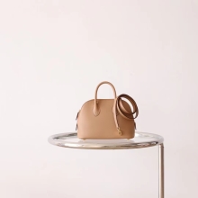 Discount Bkhorse Hermes Mini Bolide18CM 0M Chai Evercolor Leather Gold Hardware