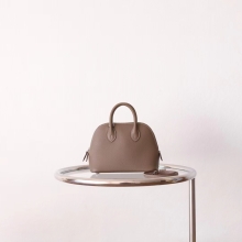 Discount Bkhorse Hermes Gris Etoupe Evercolor Leather Mini Bolide18CM Silver Hardware