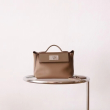 New Bkhorse Hermes Mini Kelly 24/24 D0 Berge de Weimer Evercolor&Swift Leather