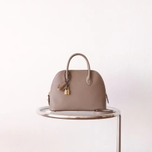 Fashion Sixmode Factory Hermes Bolide25cm Gris Etoupe Epsom Leather Gold Hardware