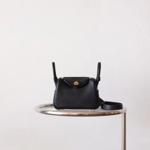 Discount Bkhorse Hermes Mini Lindy19CM 89 Nior TC Leather Gold Hardware