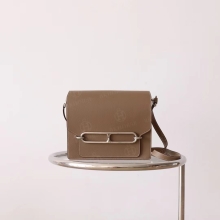 BKHorse Factory Hermes Roulis 23cm CK18 Etoupe Evercolor Silver Hardware