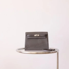 BKHorse Hermes 8F Etain Kelly Danse 22CM Evercolor Leather Silver Hardware
