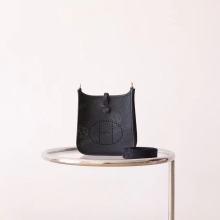 BKHorse Hermes CK89 Nior Mini Evelyne 16CM TC Leather Gold Hardware