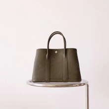 BKHorse Hermes Garden Party 30CM CK37 Gold Negonda Leather Silver Hardware