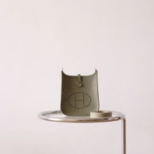 BKHorse Factory Mini Evelyne 16CM Q1 Sauge TC Leather Gold Hardware