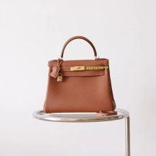 Bkhorse Hermes Kelly 28CM Togo CK37 Gold Women's Bag Gold Hardware