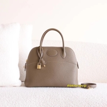 BKhorse Hermes Factory Bolide 31cm Clemence CK18 Etoupe Gold Hardware