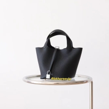 Full Handmade Hermes Picotin lock 18CM TC Leather CK89 Nior Silver Hardware