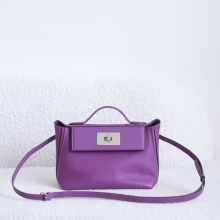 USA Los Angeles Kelly 2424 Mini P9 Anemone Evercolor / Swift Leather Silver Hardware